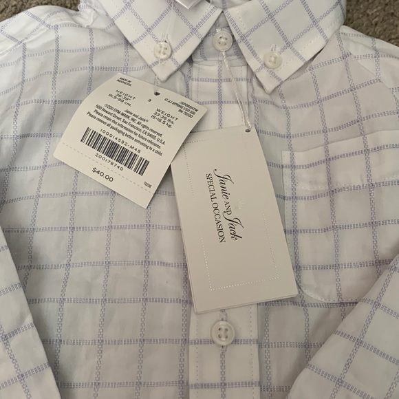 Special collection Janie and Jack Boys button up dress shirt 3t - Picture 2 of 3